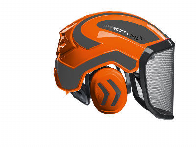 CASCO PROTOS GRIGIO/ARANCIONE