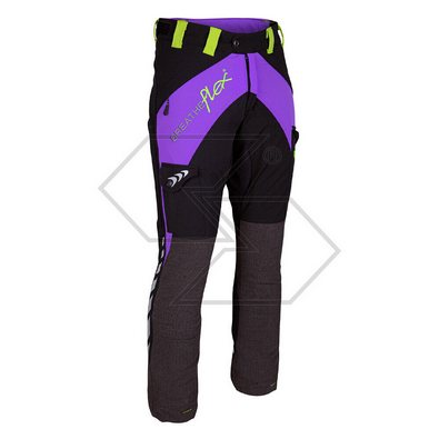 PANTALONE ANTITAGLIO ARBORTEC PU (F) NERO/VIOLA