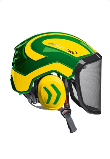 CASCO PROTOS VERDE/GIALLO