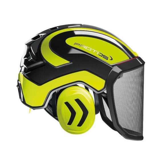 CASCO PROTOS NERO/GIALLO